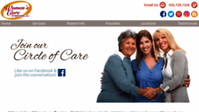 What Womenscareofwi.com website looked like in 2019 (4 years ago)
