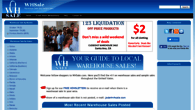 What Whsale.com website looked like in 2019 (4 years ago)