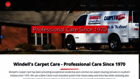 What Windellscarpetcare.com website looked like in 2019 (4 years ago)