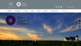 What Winecountryontario.ca website looked like in 2019 (4 years ago)