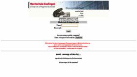 What Webmail.hs-esslingen.de website looked like in 2019 (4 years ago)