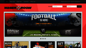 What Wagerroom.com website looked like in 2019 (4 years ago)