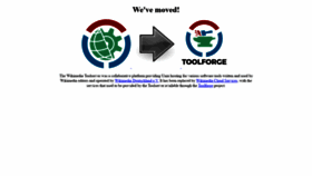 What Wiki.toolserver.org website looked like in 2019 (4 years ago)
