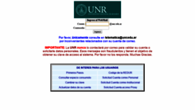 What Webmail.unr.edu.ar website looked like in 2019 (4 years ago)