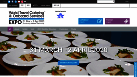What Worldtravelcateringexpo.com website looked like in 2019 (4 years ago)