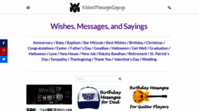 What Wishesmessagessayings.com website looked like in 2019 (4 years ago)