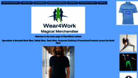 What Wear4work.org website looked like in 2019 (4 years ago)