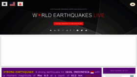 What World-earthquakes.com website looked like in 2019 (4 years ago)
