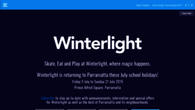 What Winterlight.com.au website looked like in 2019 (4 years ago)