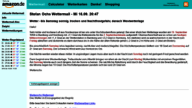 What Wetterochs.de website looked like in 2019 (4 years ago)