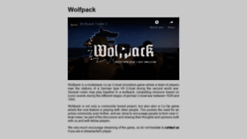 What Wolfpackgame.com website looked like in 2019 (4 years ago)