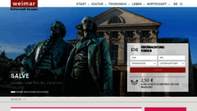 What Weimar.de website looked like in 2019 (4 years ago)
