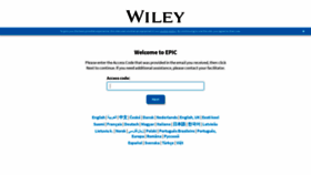 What Wiley-epic.com website looked like in 2019 (4 years ago)
