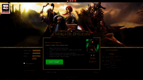 What World-of-dungeons.net website looked like in 2019 (4 years ago)