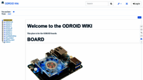 What Wiki.odroid.com website looked like in 2019 (4 years ago)