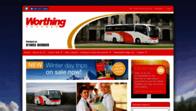 What Worthing-coaches.co.uk website looked like in 2019 (4 years ago)