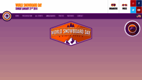 What World-snowboard-day.com website looked like in 2019 (4 years ago)