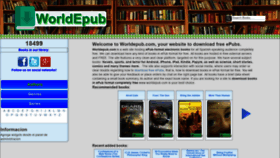 What Worldepub.com website looked like in 2019 (4 years ago)