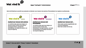 What Watvindik.nl website looked like in 2019 (4 years ago)