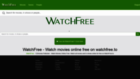 What Watchfree.website website looked like in 2019 (4 years ago)