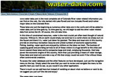 What Water-data.com website looked like in 2019 (4 years ago)