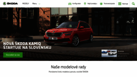 What Webapps.skoda-auto.sk website looked like in 2019 (4 years ago)