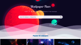 What Wallpaperflare.com website looked like in 2019 (4 years ago)