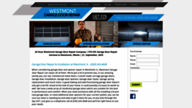 What Westmontgaragedoorrepair.biz website looked like in 2019 (4 years ago)