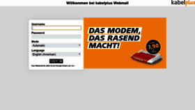 What Webmail.kabelplus.at website looked like in 2019 (4 years ago)