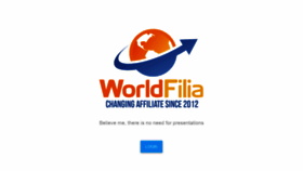 What Worldfilia.net website looked like in 2019 (4 years ago)