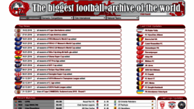 What Weltfussballarchiv.com website looked like in 2019 (4 years ago)