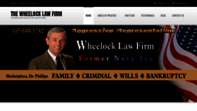 What Wheelocklawfirm.com website looked like in 2019 (4 years ago)