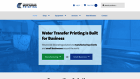 What Watertransferprinting.com website looked like in 2019 (4 years ago)