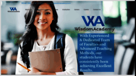 What Wisdomacademy.co.in website looked like in 2019 (4 years ago)