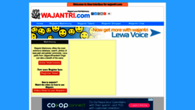 What Wajantri.com website looked like in 2019 (4 years ago)