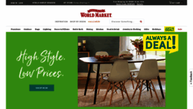 What Worldmarket.com website looked like in 2019 (4 years ago)
