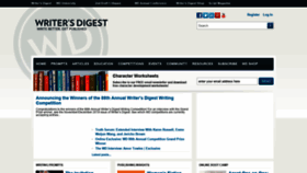 What Writersdigest.com website looked like in 2019 (4 years ago)