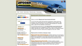 What Wypozyczauto.pl website looked like in 2019 (4 years ago)