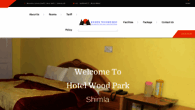 What Woodpark.in website looked like in 2019 (4 years ago)