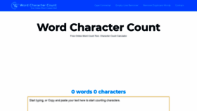 What Wordcharactercount.com website looked like in 2019 (4 years ago)