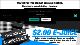 What Wismec.us website looked like in 2019 (4 years ago)