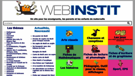 What Webinstit.net website looked like in 2019 (4 years ago)