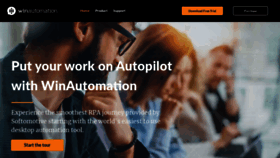 What Winautomation.com website looked like in 2019 (4 years ago)