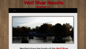What Wolfriverresorts.com website looked like in 2019 (4 years ago)