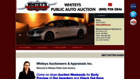 What Whiteysauction.info website looked like in 2019 (4 years ago)