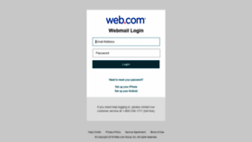 What Webmail8.web.com website looked like in 2019 (4 years ago)