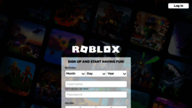 What Web.roblox.com website looked like in 2019 (5 years ago)