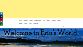 What Welcometoerinsworld.com website looked like in 2019 (4 years ago)