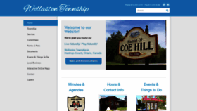 What Wollastontownship.ca website looked like in 2019 (4 years ago)