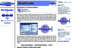 What Wordclouder.com website looked like in 2019 (4 years ago)